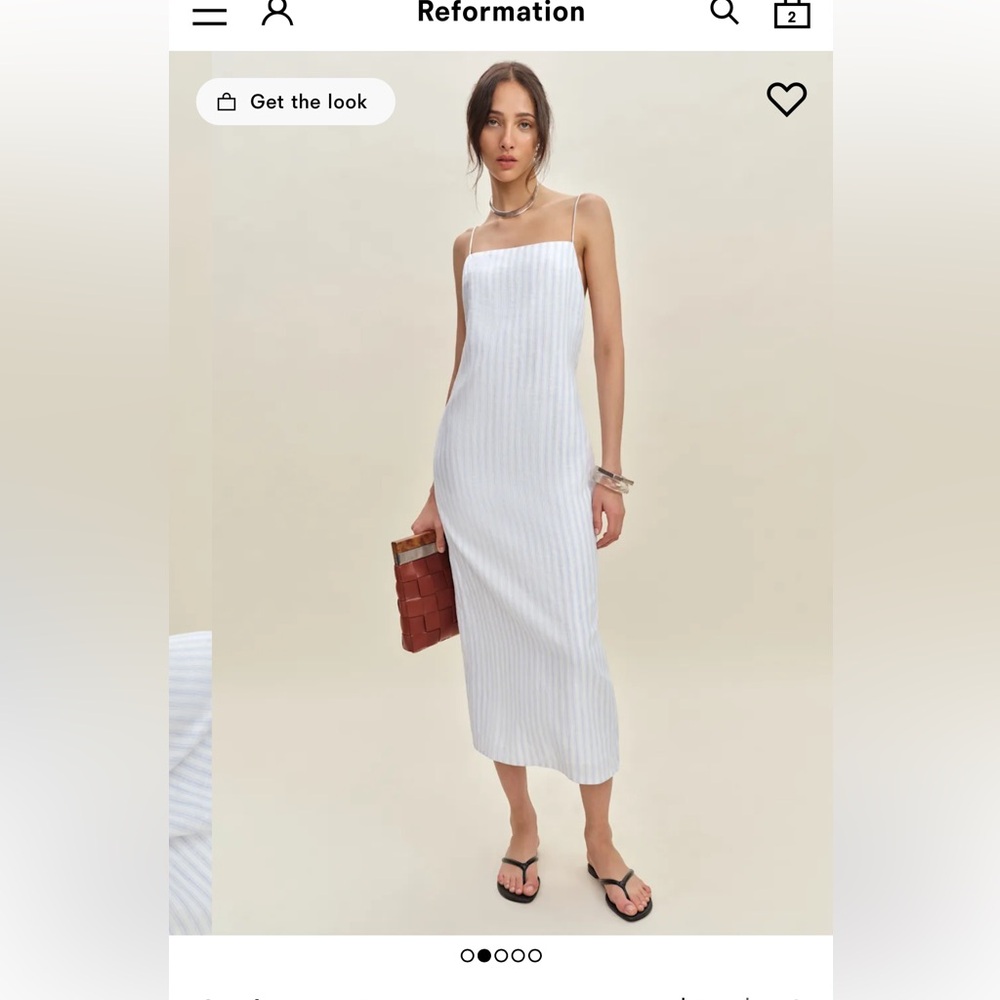Reformation Gael linen dress
